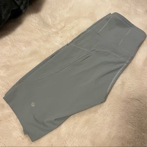 Lululemon Fast and Free Biker Shorts 8” Size 6 Like New